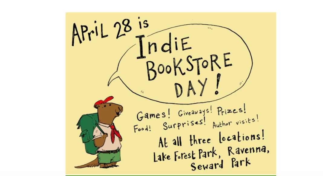 Indie Bookstore Day at Third Place Books Lake Forest Park Seattle